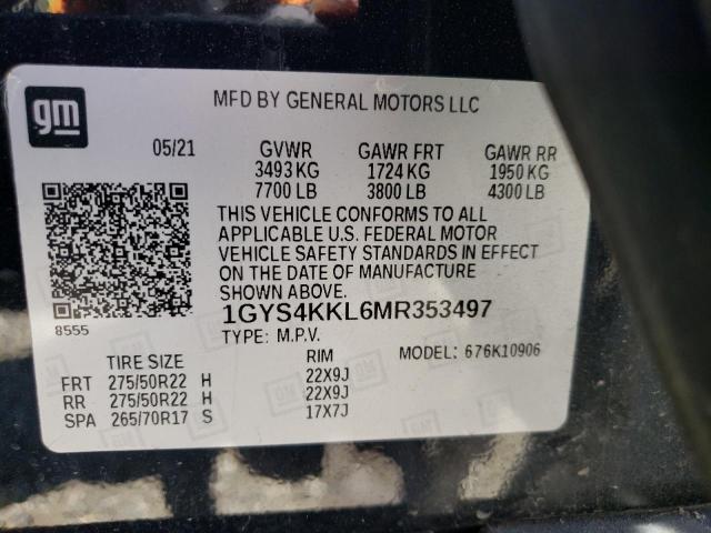 Photo 10 from auction – 2021 CADILLAC ESCALADE E with VIN 1GYS4KKL6MR353497
