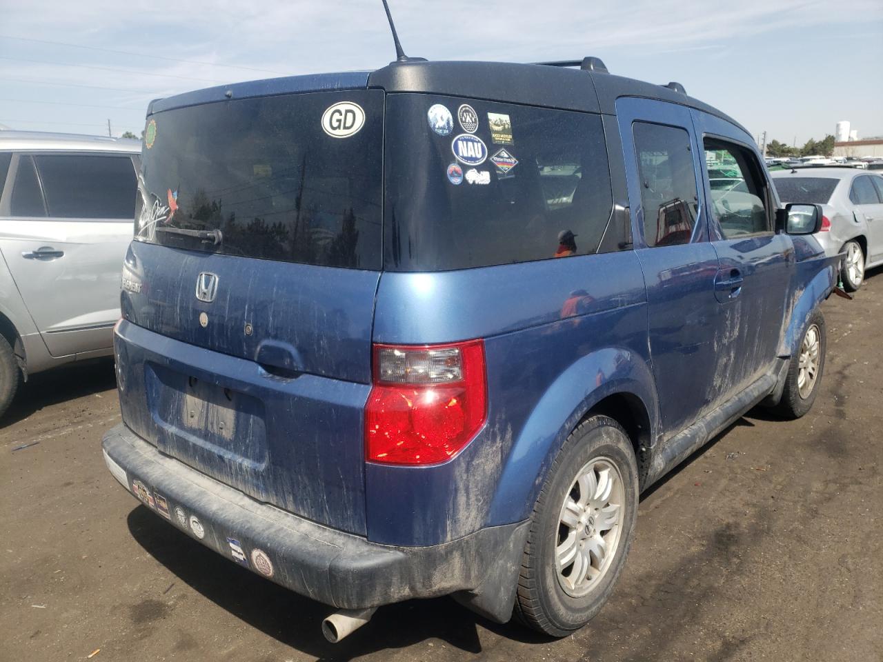 Photo 4 from auction – 2007 HONDA ELEMENT EX with VIN 5J6YH287X7L012149