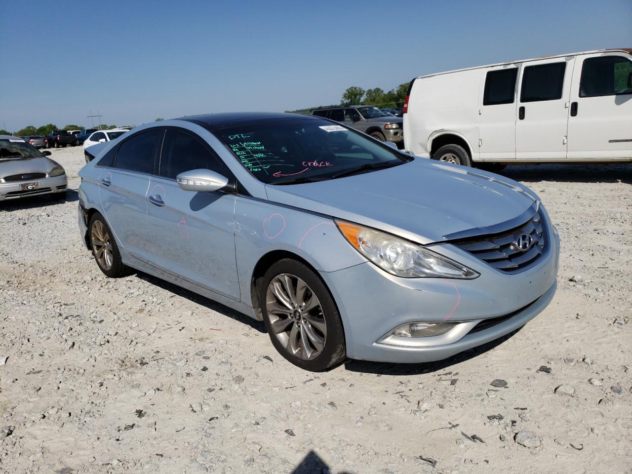 HYUNDAI SONATA 2012 with VIN 5NPEC4AB2CH372581 - Photo from auction