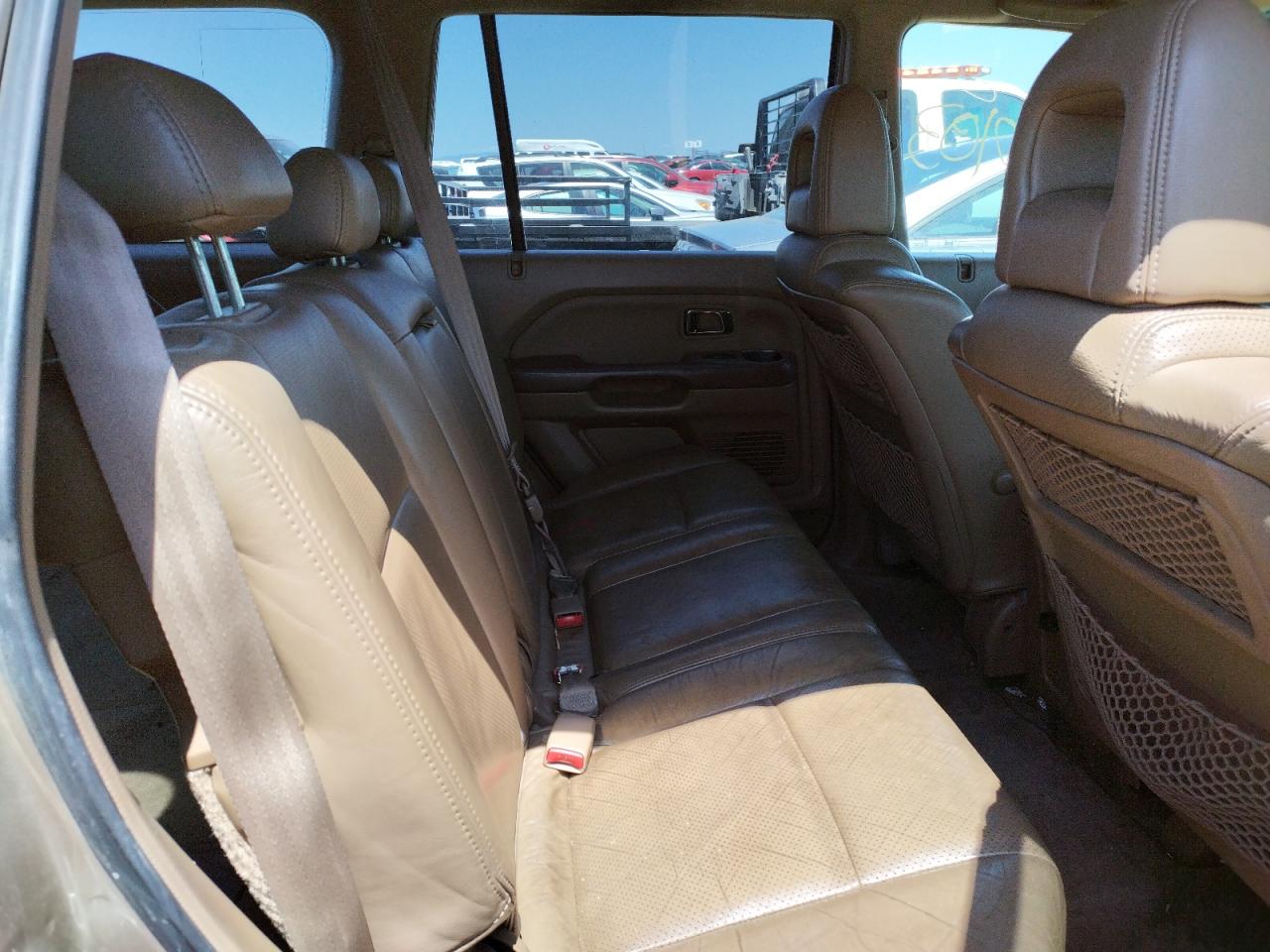 Фото 6 с аукциона – 2004 HONDA PILOT с VIN 2HKYF18594H554072
