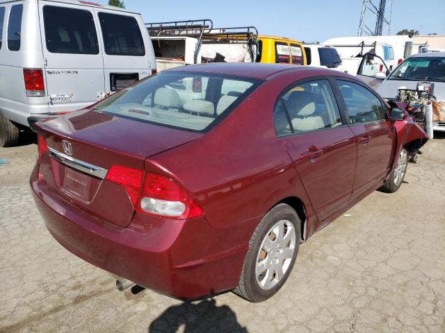 Photo 4 from auction – 2009 HONDA CIVIC LX with VIN 19XFA16539E035054