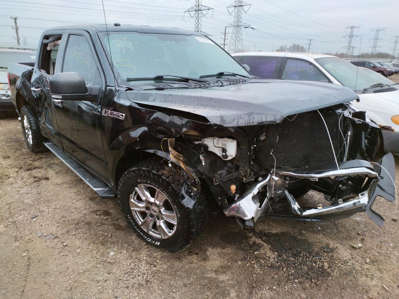 FORD F150 SUPER 2016 with VIN 1FTEW1EF5GKE40754 - Photo from auction