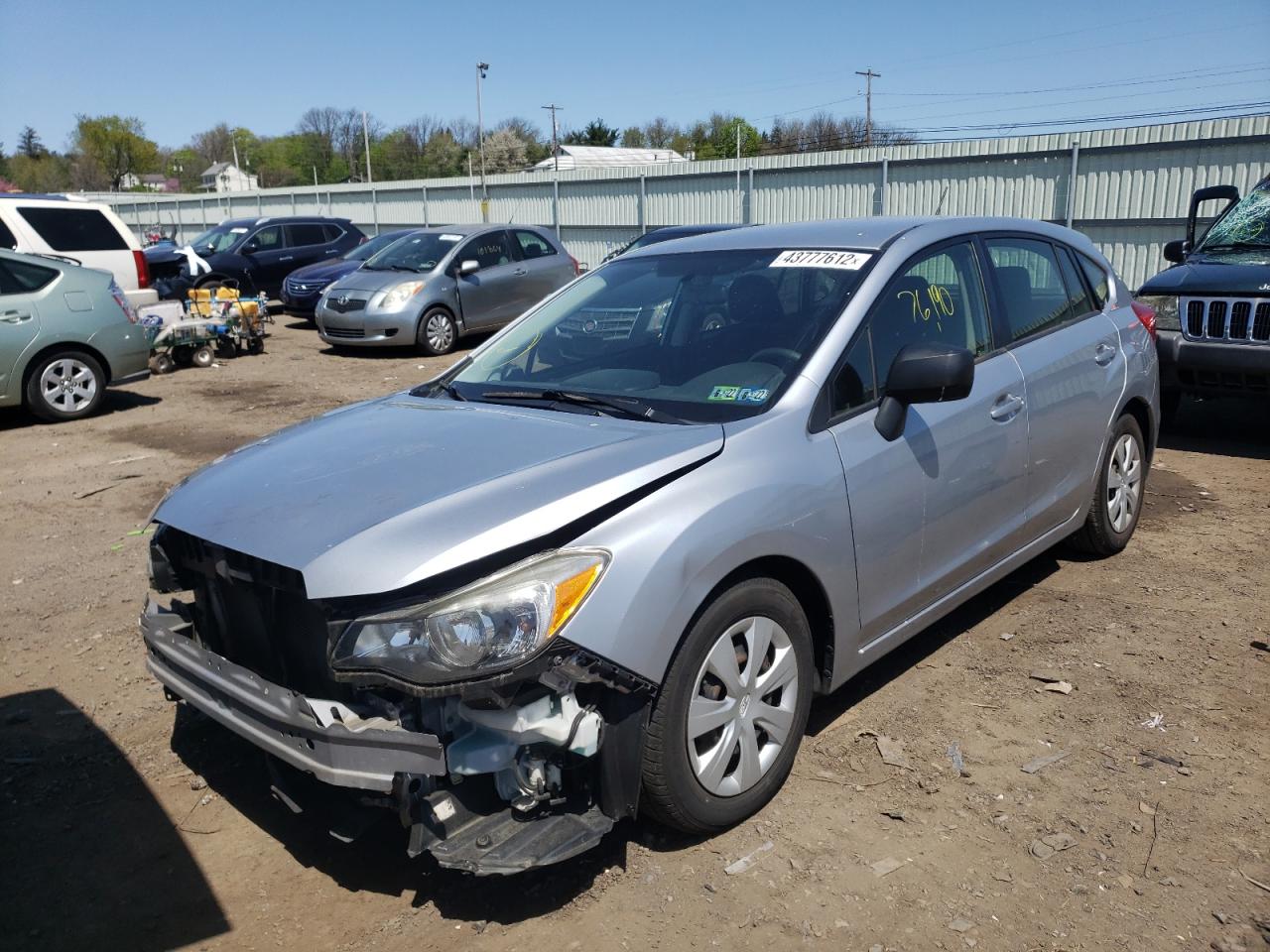 Photo 2 from auction – 2013 SUBARU IMPREZA with VIN JF1GPAA60DH833958