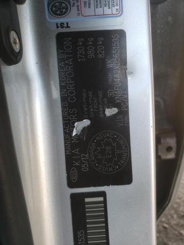 Photo 10 from auction – 2013 KIA FORTE EX with VIN KNAFU4A2XD5651535