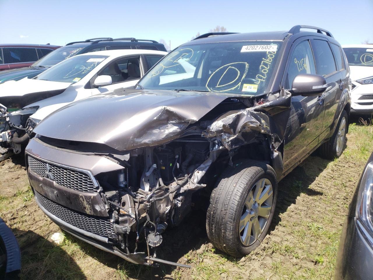 Photo 2 from auction – 2013 MITSUBISHI OUTLANDER with VIN JA4JT3AW4DU006554