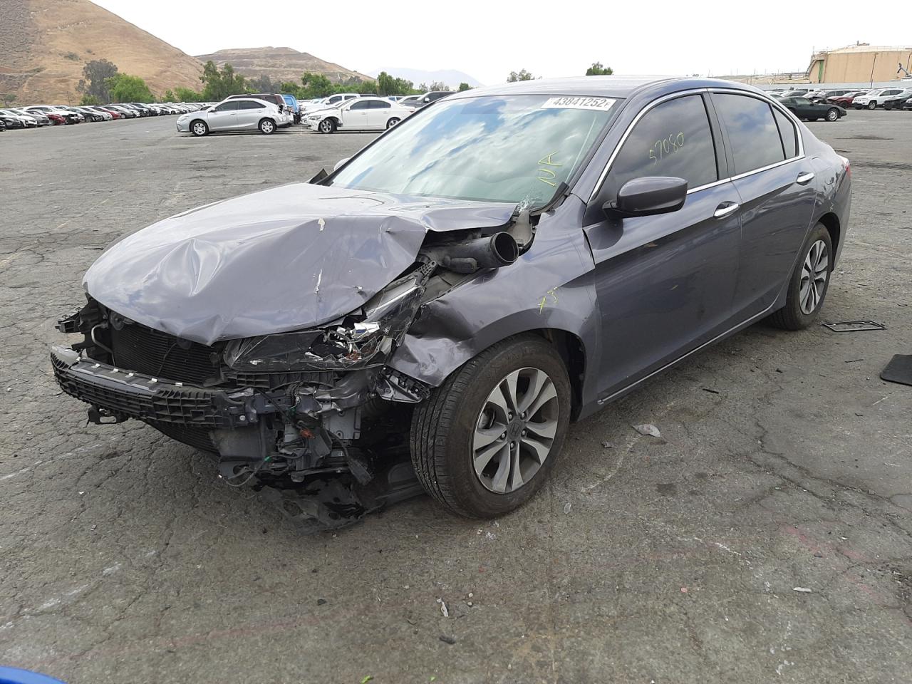 Photo 2 from auction – 2015 HONDA ACCORD LX with VIN 1HGCR2F30FA220243