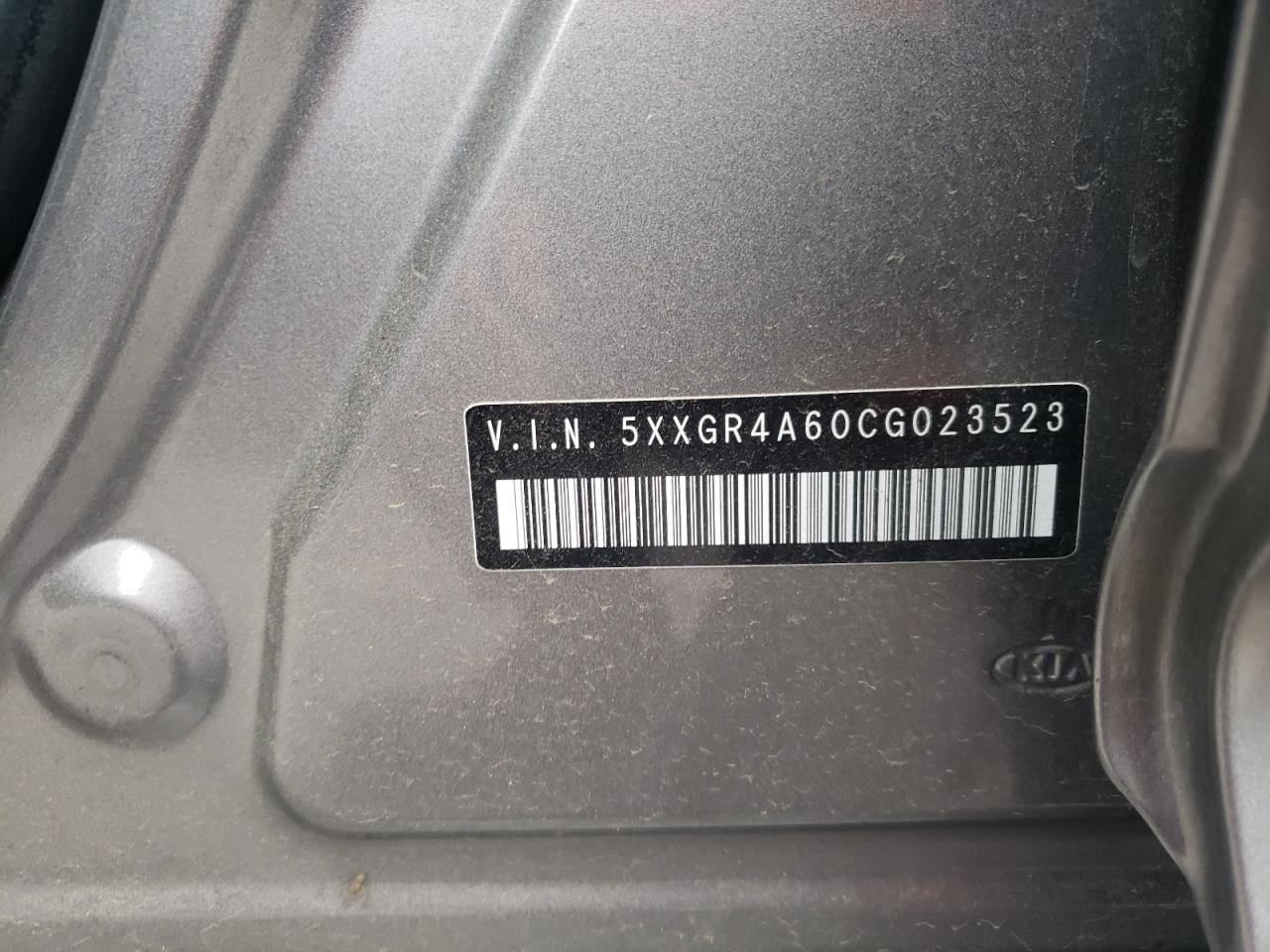 Photo 10 from auction – 2012 KIA OPTIMA SX with VIN 5XXGR4A60CG023523