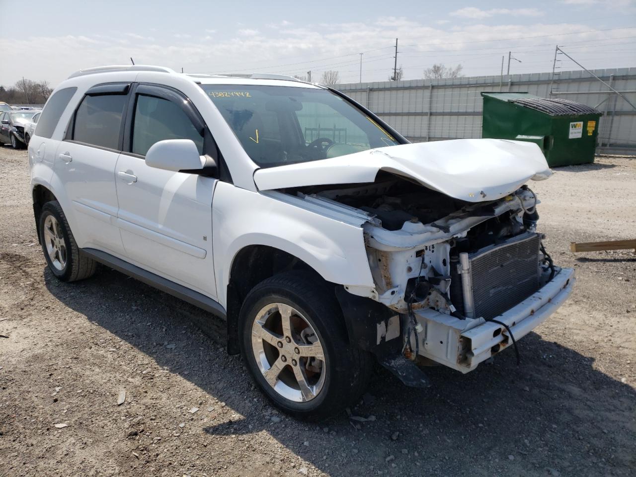 CHEVROLET EQUINOX LT 2007 with VIN 2CNDL63F576010354 - Photo from auction