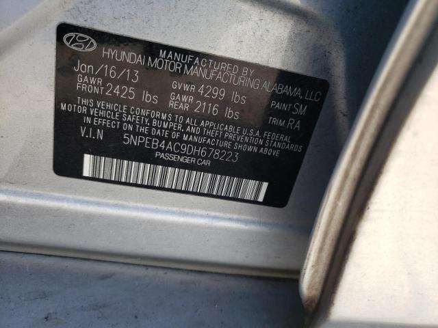 Photo 10 from auction – 2013 HYUNDAI SONATA GLS with VIN 5NPEB4AC9DH678223