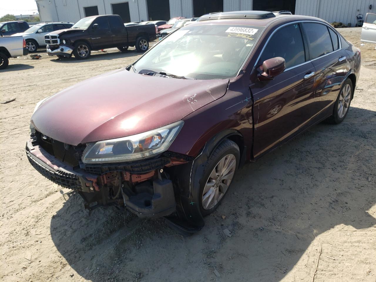 Photo 2 from auction – 2014 HONDA ACCORD EXL with VIN 1HGCR2F80EA267007