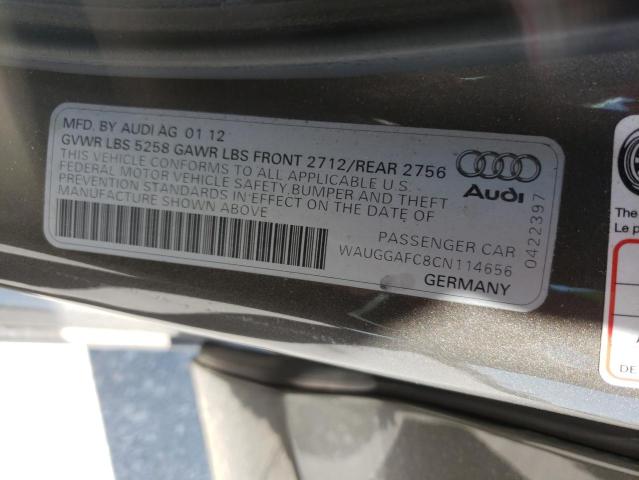 Photo 10 from auction – 2012 AUDI A6 PREMIUM with VIN WAUGGAFC8CN114656