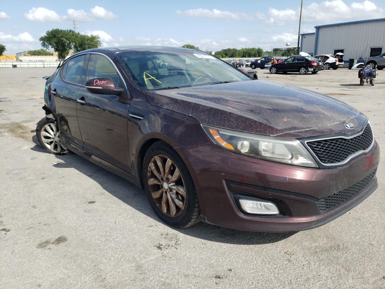 KIA OPTIMA EX 2015 with VIN 5XXGN4A71FG389242 - Photo from auction