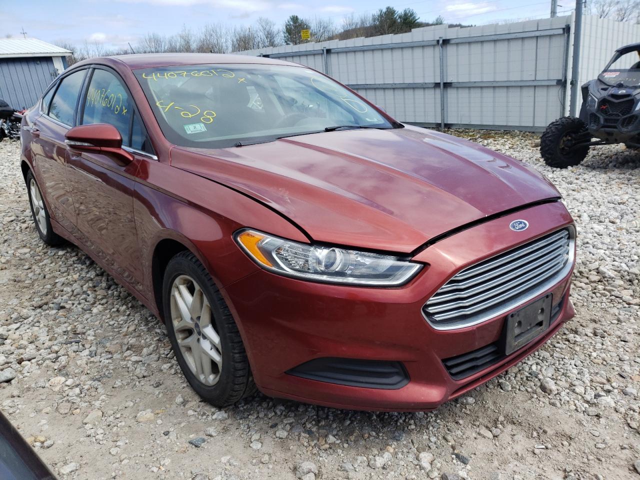 FORD FUSION SE 2014 with VIN 3FA6P0H76ER189208 - Photo from auction