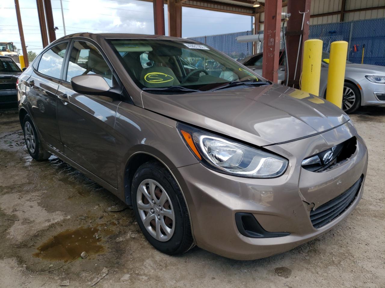 HYUNDAI ACCENT GLS 2012 with VIN KMHCT4AE2CU244070 - Photo from auction