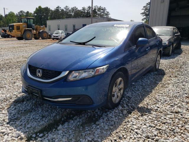 Photo 2 from auction – 2013 HONDA CIVIC LX with VIN 19XFB2F57DE076749