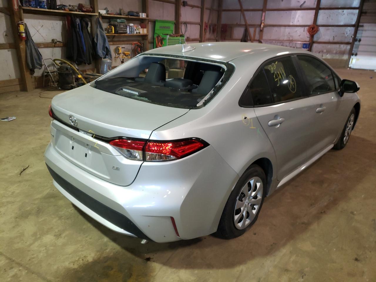 Photo 9 from auction – 2021 TOYOTA COROLLA LE with VIN 5YFEPMAE9MP254241