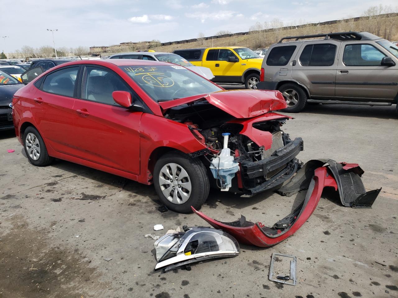 HYUNDAI ACCENT GLS 2015 with VIN KMHCT4AE9FU817700 - Photo from auction