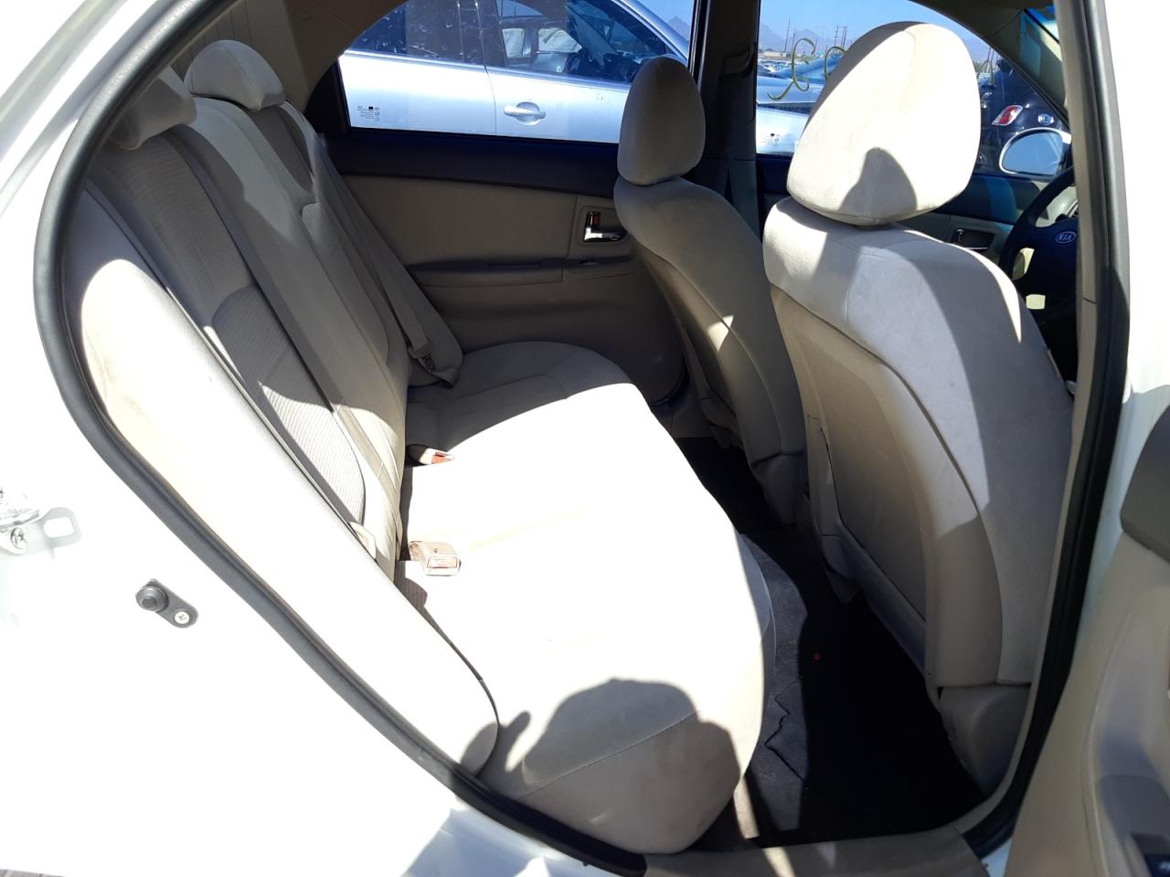 Photo 6 from auction – 2009 KIA SPECTRA EX with VIN KNAFE221895593326