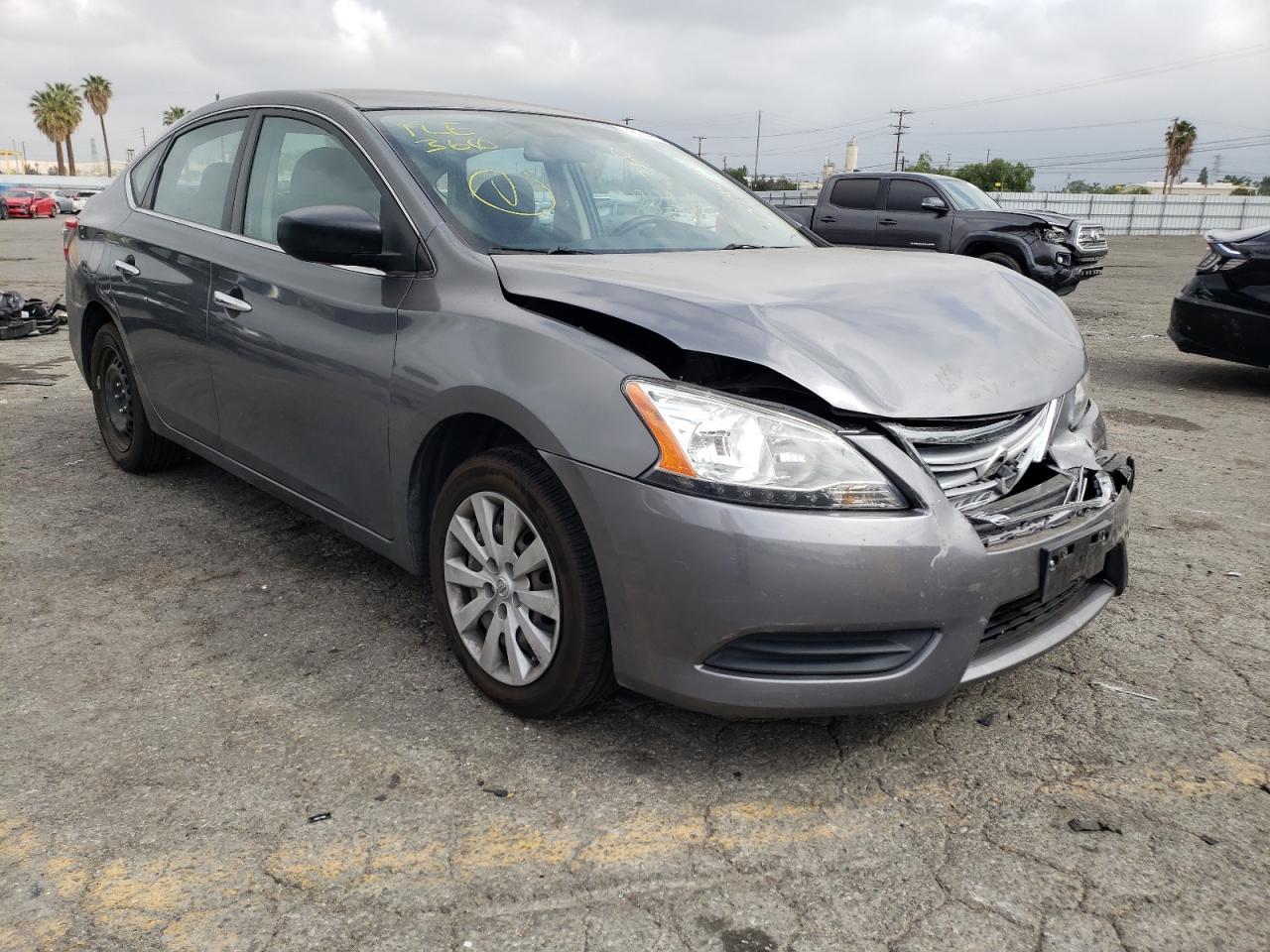 Photo 1 from auction – 2015 NISSAN SENTRA S with VIN 3N1AB7AP2FL641720