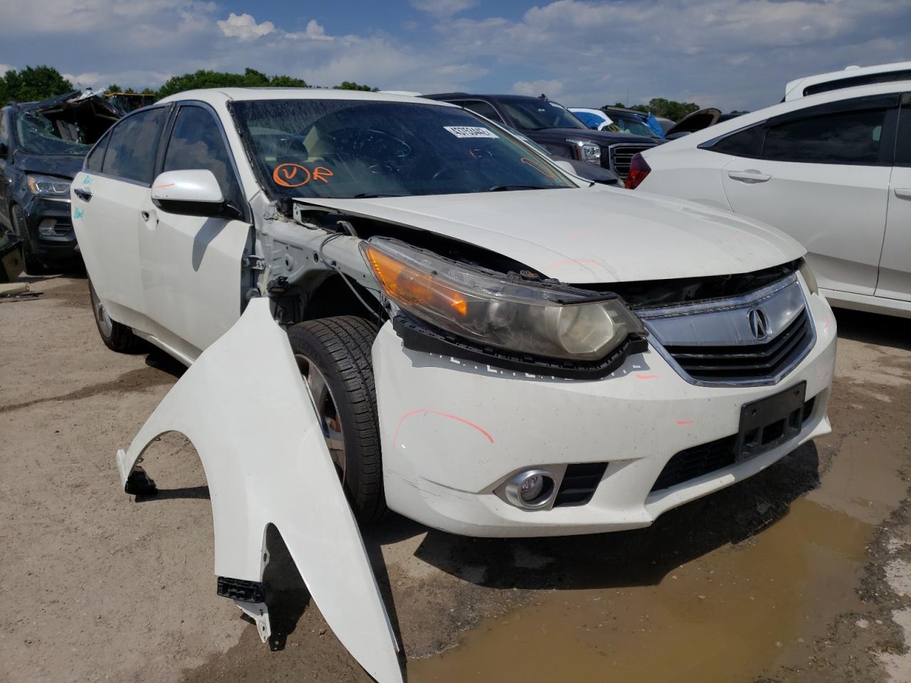 ACURA TSX TECH 2013 with VIN JH4CU2F62DC010122 - Photo from auction
