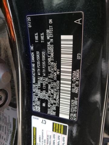 Photo 10 from auction – 2020 LEXUS RX 350 with VIN 2T2HZMAA3LC165098