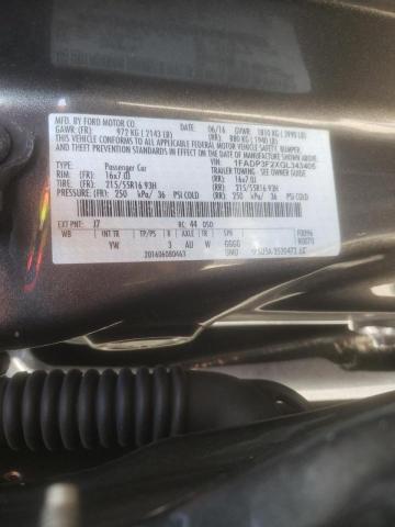 Photo 10 from auction – 2016 FORD FOCUS SE with VIN 1FADP3F2XGL343405