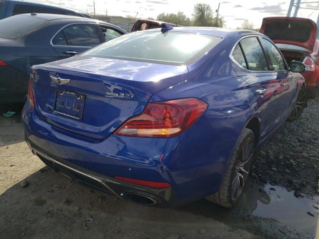 Photo 4 from auction – 2021 GENESIS G70 with VIN KMTG74LE7MU074461