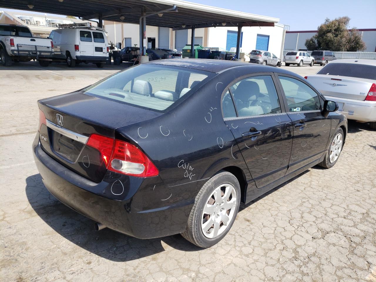 Photo 4 from auction – 2009 HONDA CIVIC LX with VIN 19XFA16559E040126