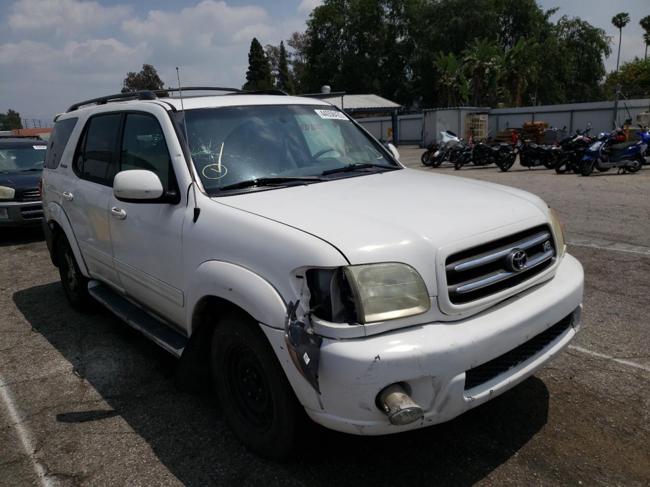TOYOTA SEQUOIA LI 2002 with VIN 5TDZT38A22S112084 - Photo from auction