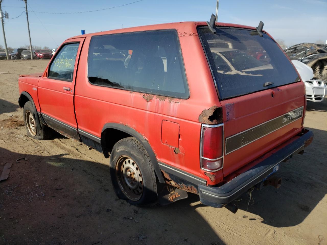 Photo 3 from auction – 1984 CHEVROLET BLAZER S10 with VIN 1G8CT18B9E0140274