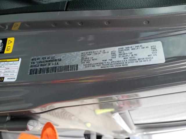 Photo 10 from auction – 2021 JEEP WRANGLER U with VIN 1C4HJXEN6MW596358
