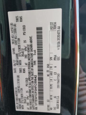Photo 10 from auction – 2017 FORD F150 SUPER with VIN 1FTEW1CP3HFC55642