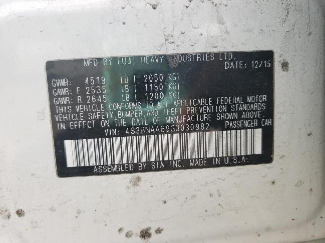 Photo 10 from auction – 2016 SUBARU LEGACY 2.5 with VIN 4S3BNAA69G3030982