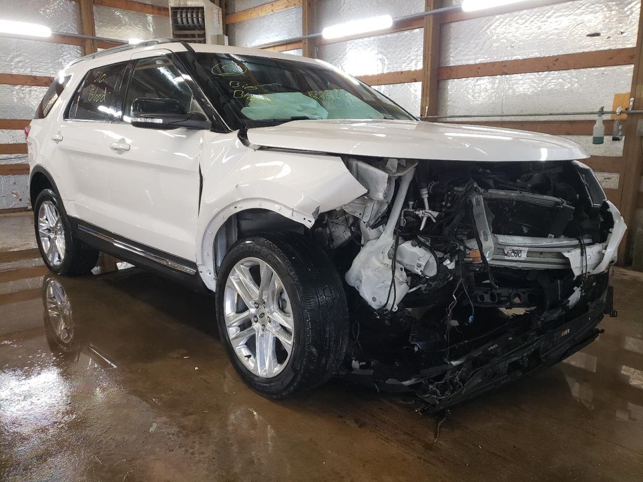 FORD EXPLORER X 2017 with VIN 1FM5K8D86HGB51728 - Photo from auction