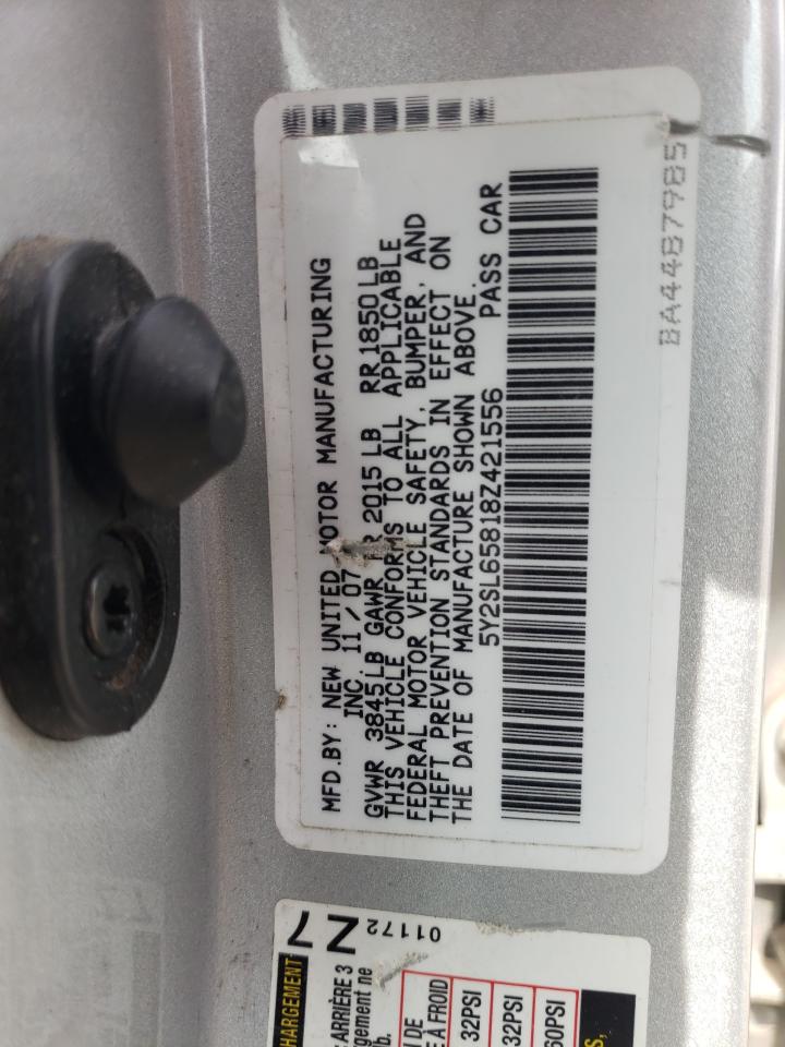 Photo 10 from auction – 2008 PONTIAC VIBE with VIN 5Y2SL65818Z421556