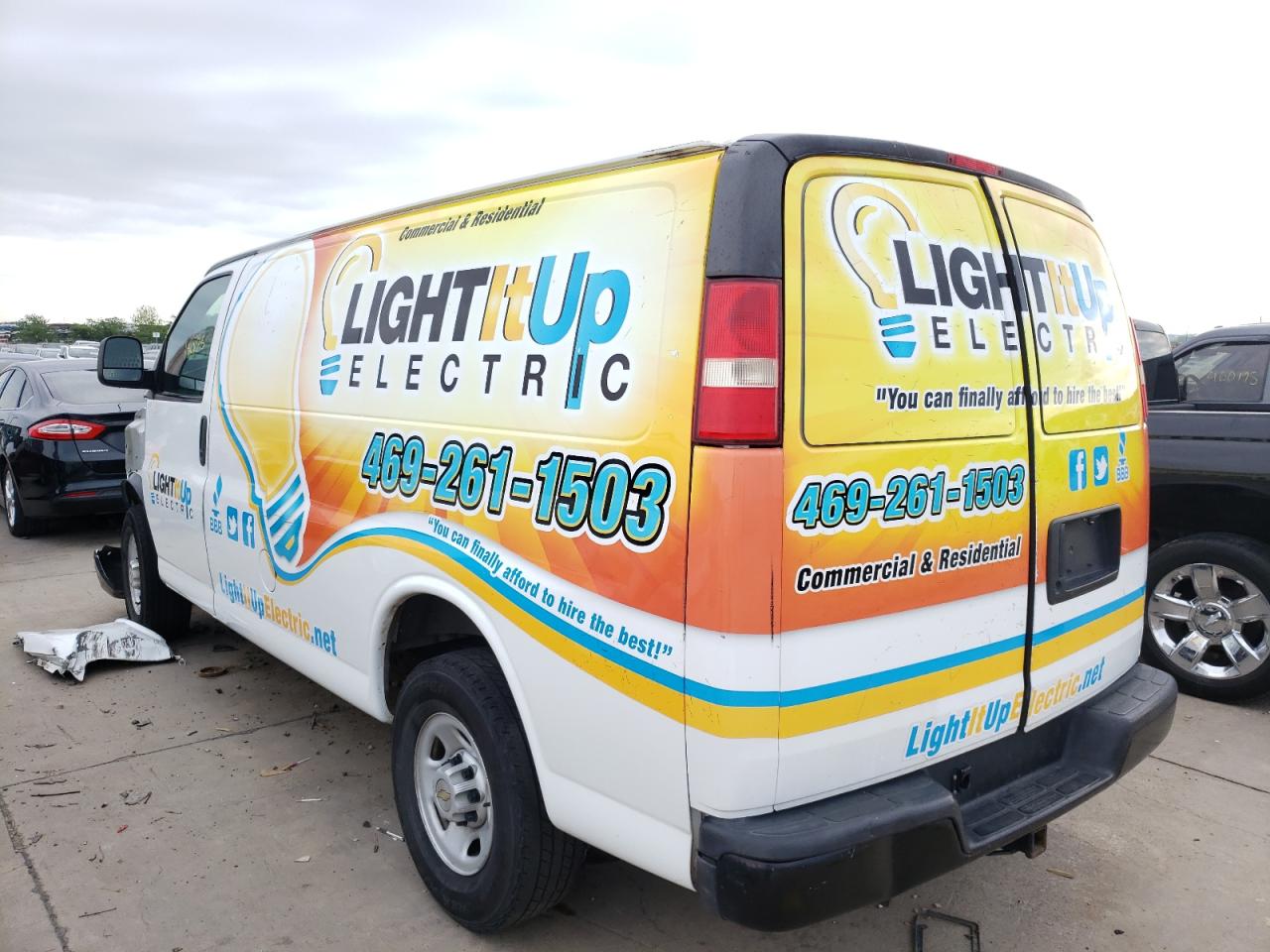 Photo 3 from auction – 2014 CHEVROLET EXPRESS G2 with VIN 1GCWGFCA3E1212681