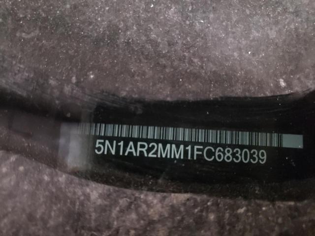 Photo 10 from auction – 2015 NISSAN PATHFINDER with VIN 5N1AR2MM1FC683039