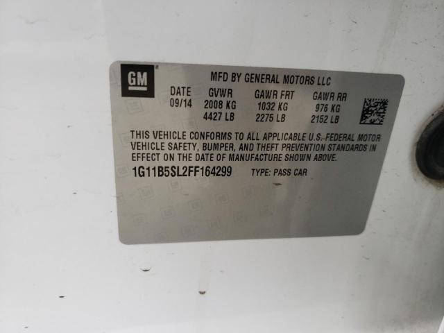 Photo 10 from auction – 2015 CHEVROLET MALIBU LS with VIN 1G11B5SL2FF164299