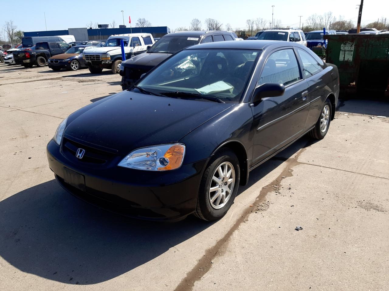 Photo 2 from auction – 2002 HONDA CIVIC HX with VIN 1HGEM21702L037487
