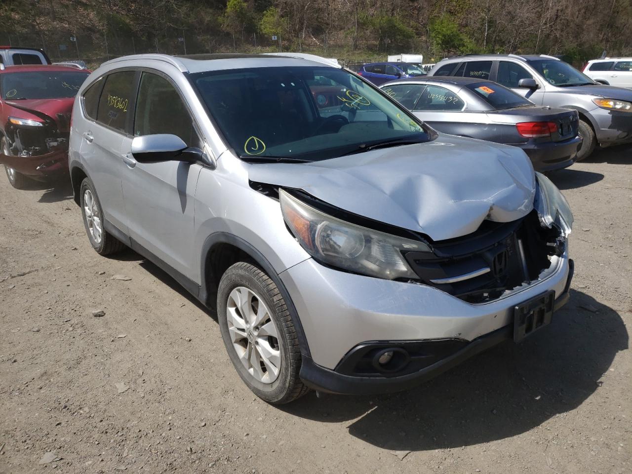 HONDA CR-V EXL 2012 with VIN 2HKRM4H79CH601399 - Photo from auction