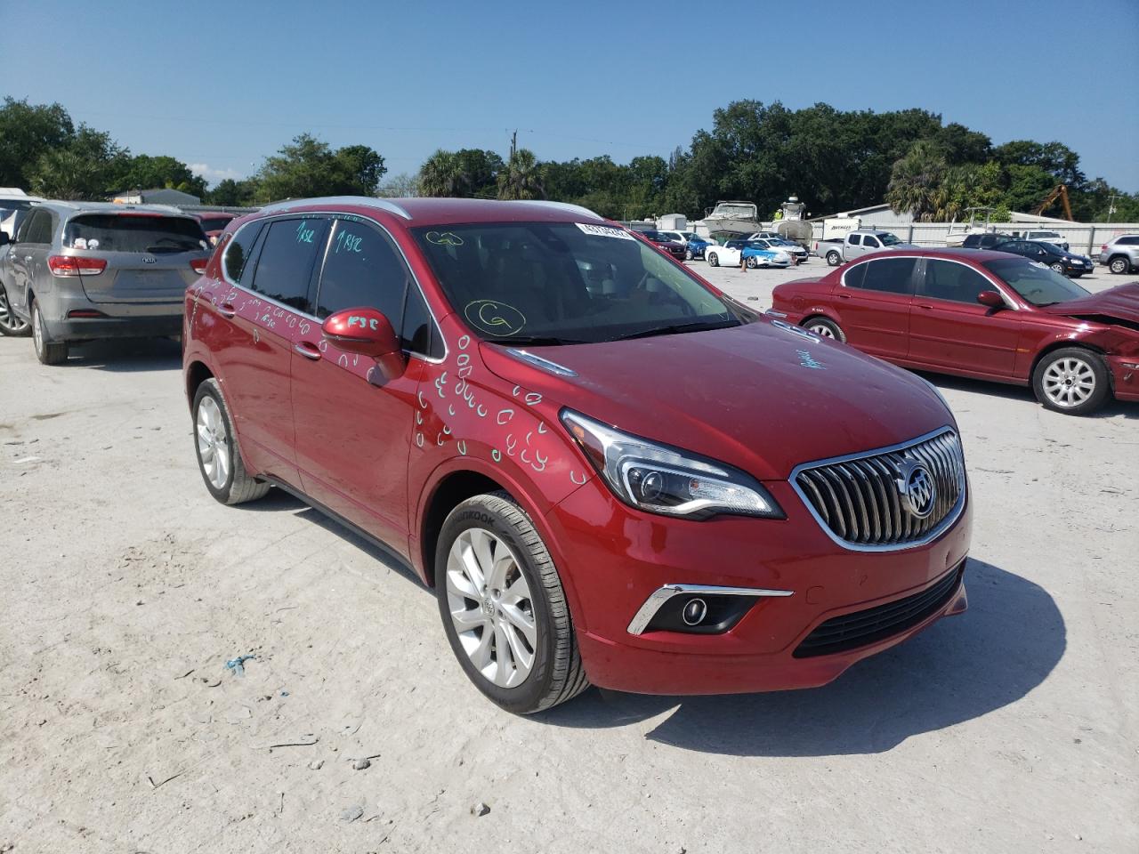 BUICK ENVISION P 2017 with VIN LRBFXESX6HD147066 - Photo from auction