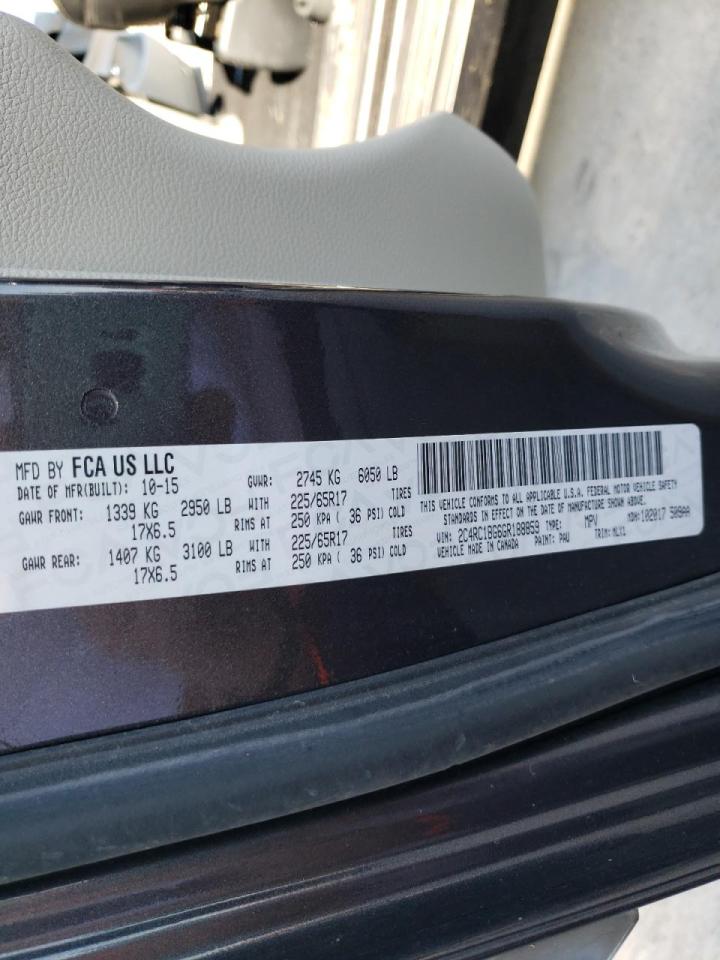 Photo 20 from auction – 2016 CHRYSLER TOWN & COU with VIN 2C4RC1BG6GR188859