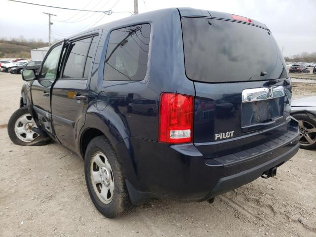 Photo 3 from auction – 2011 HONDA PILOT LX with VIN 5FNYF4H23BB018382