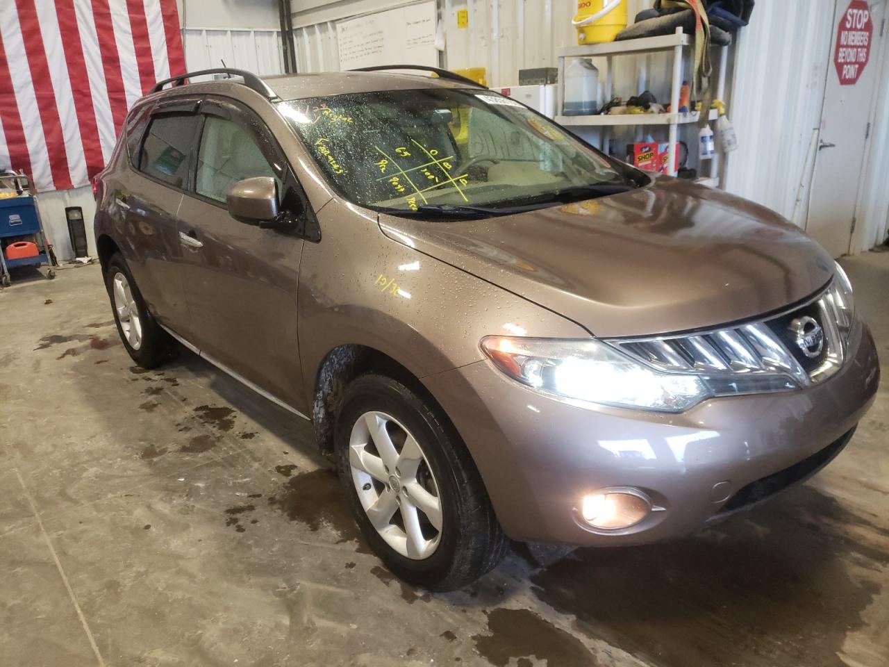 Photo 1 from auction – 2009 NISSAN MURANO S with VIN JN8AZ18W49W158901