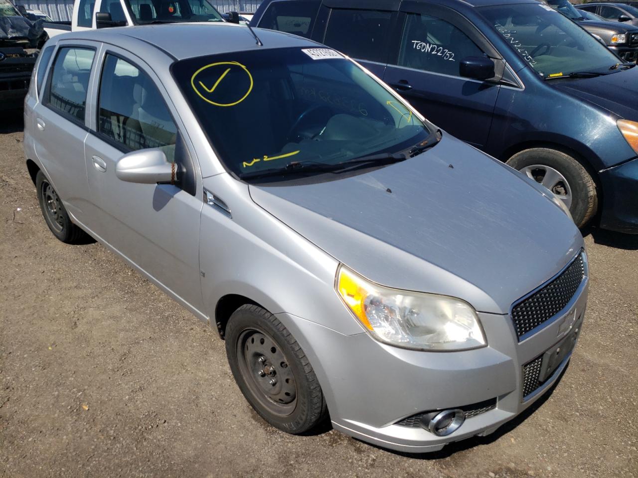 CHEVROLET AVEO LS 2009 with VIN KL1TV65E89B372491 - Photo from auction
