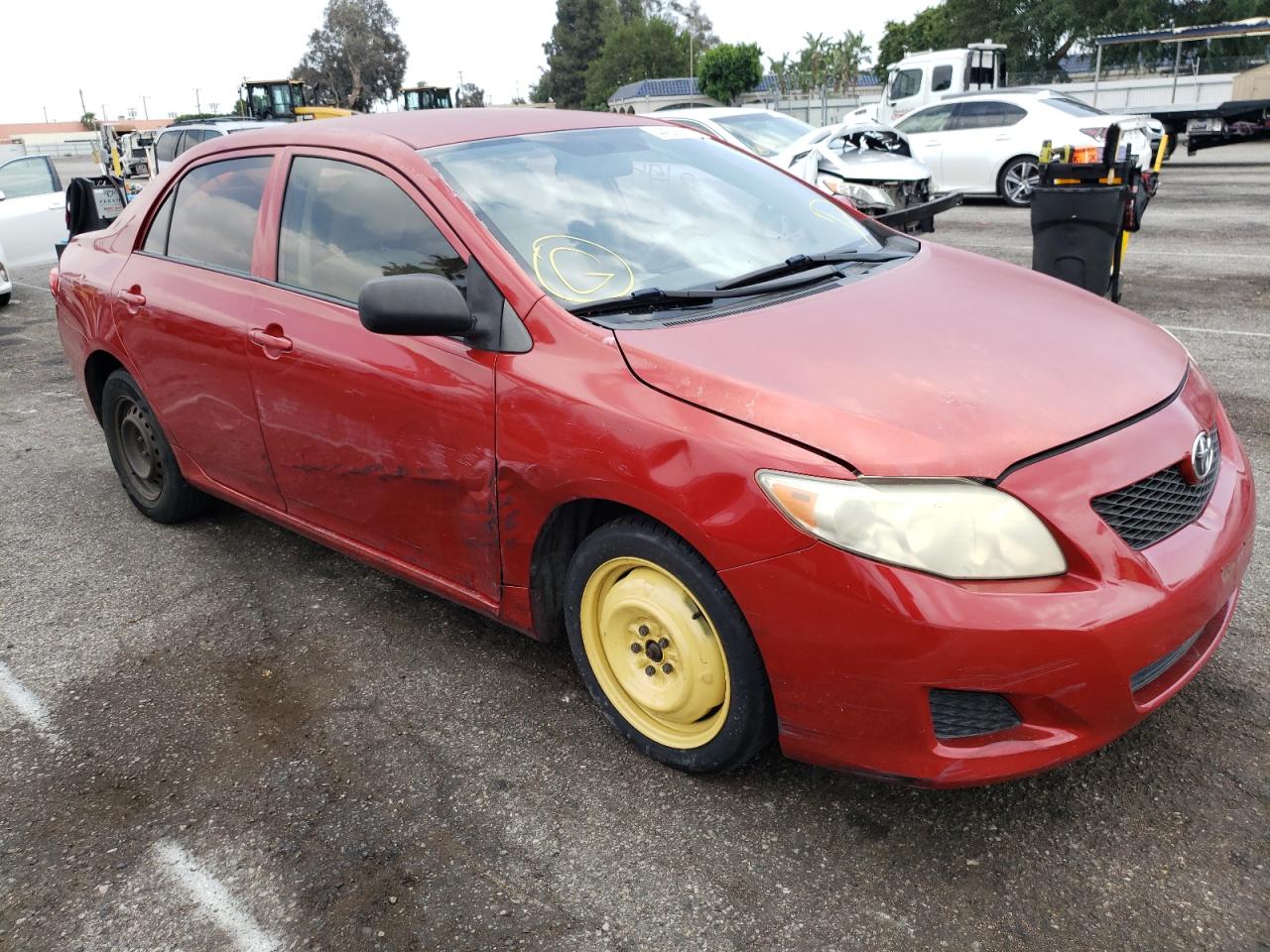 TOYOTA COROLLA BA 2009 with VIN JTDBL40EX99082945 - Photo from auction