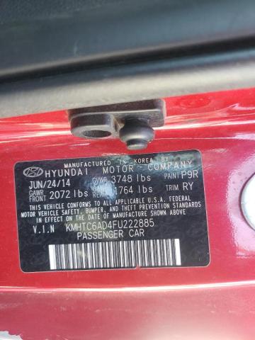 Photo 10 from auction – 2015 HYUNDAI VELOSTER with VIN KMHTC6AD4FU222885