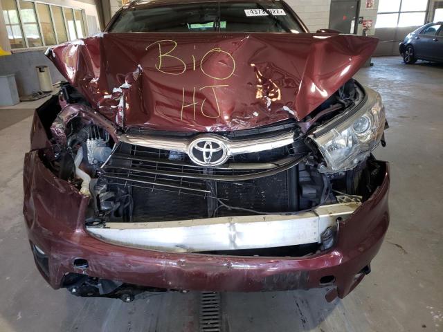 Photo 9 from auction – 2016 TOYOTA HIGHLANDER with VIN 5TDJKRFH3GS317066