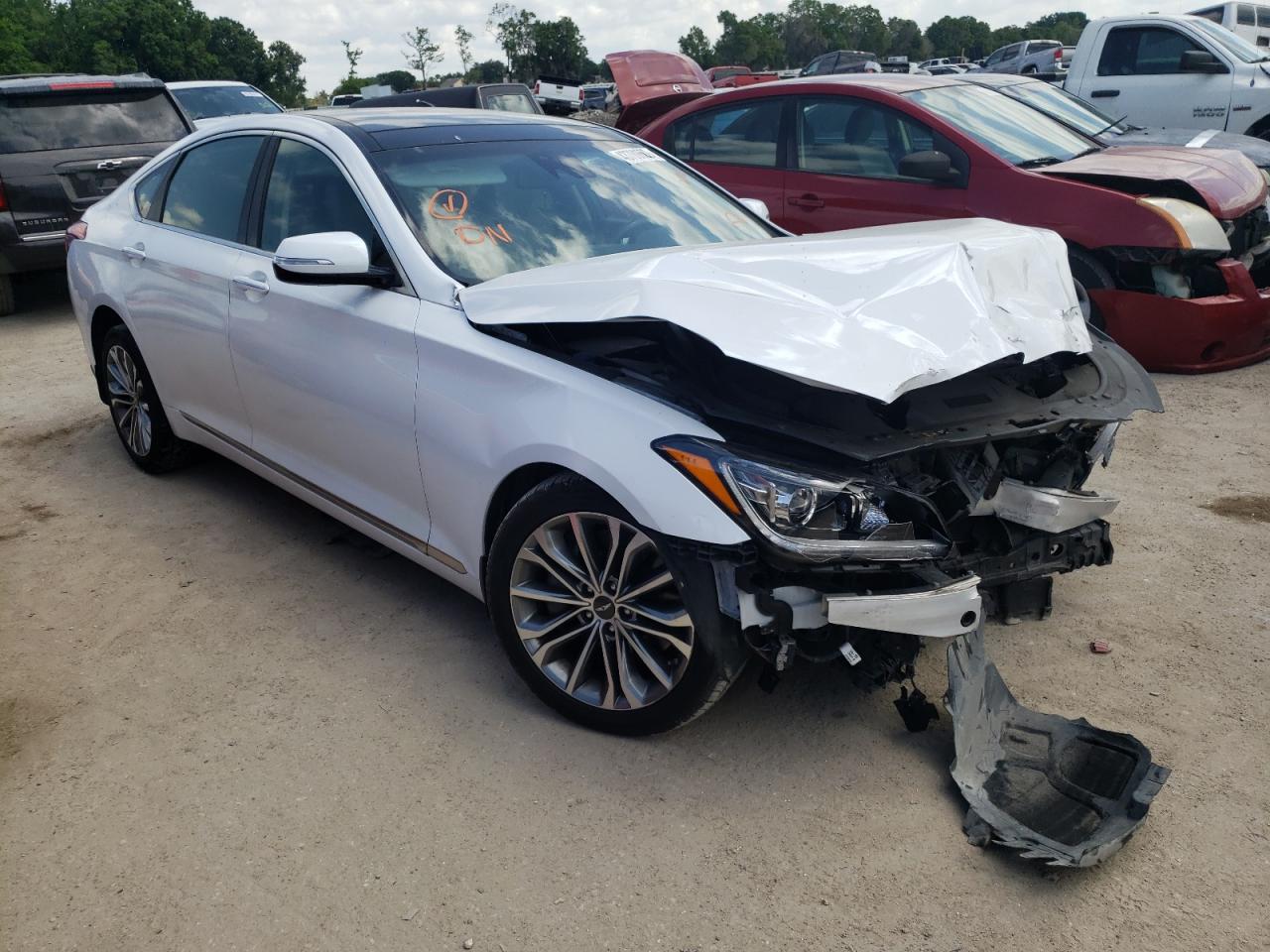 Photo 1 from auction – 2017 GENESIS G80 with VIN KMHGN4JE8HU188414