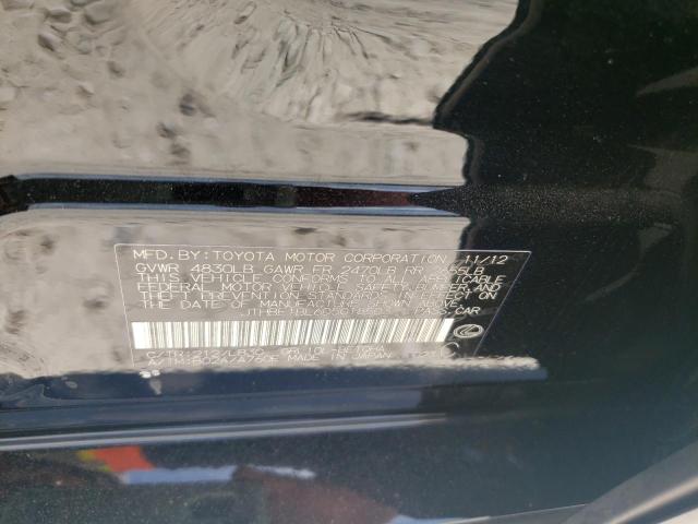 Photo 10 from auction – 2013 LEXUS GS 350 with VIN JTHBE1BL6D5018503